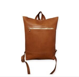 Portland Leather Tan Backpack